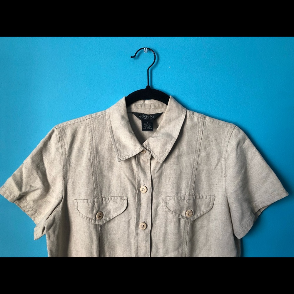 Linen Mini-Dress